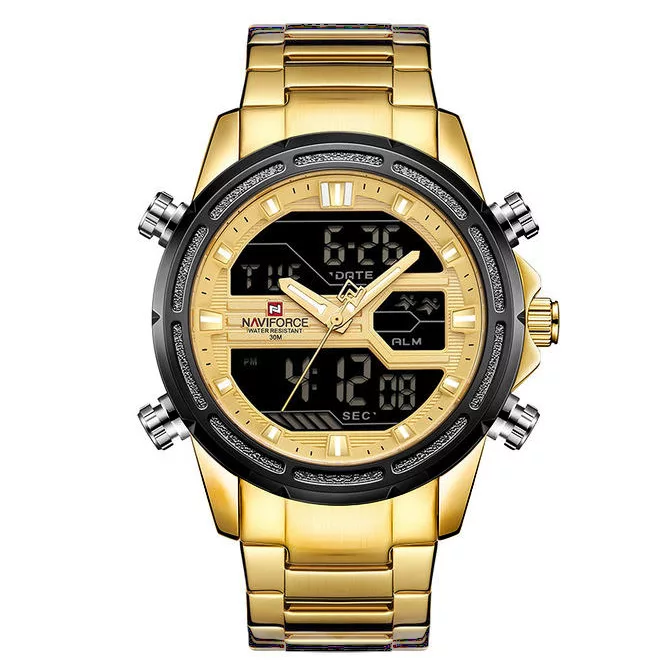 ساعت مچی عقربه ای مردانه نیوی فورس کد NF9138M – FE-TA