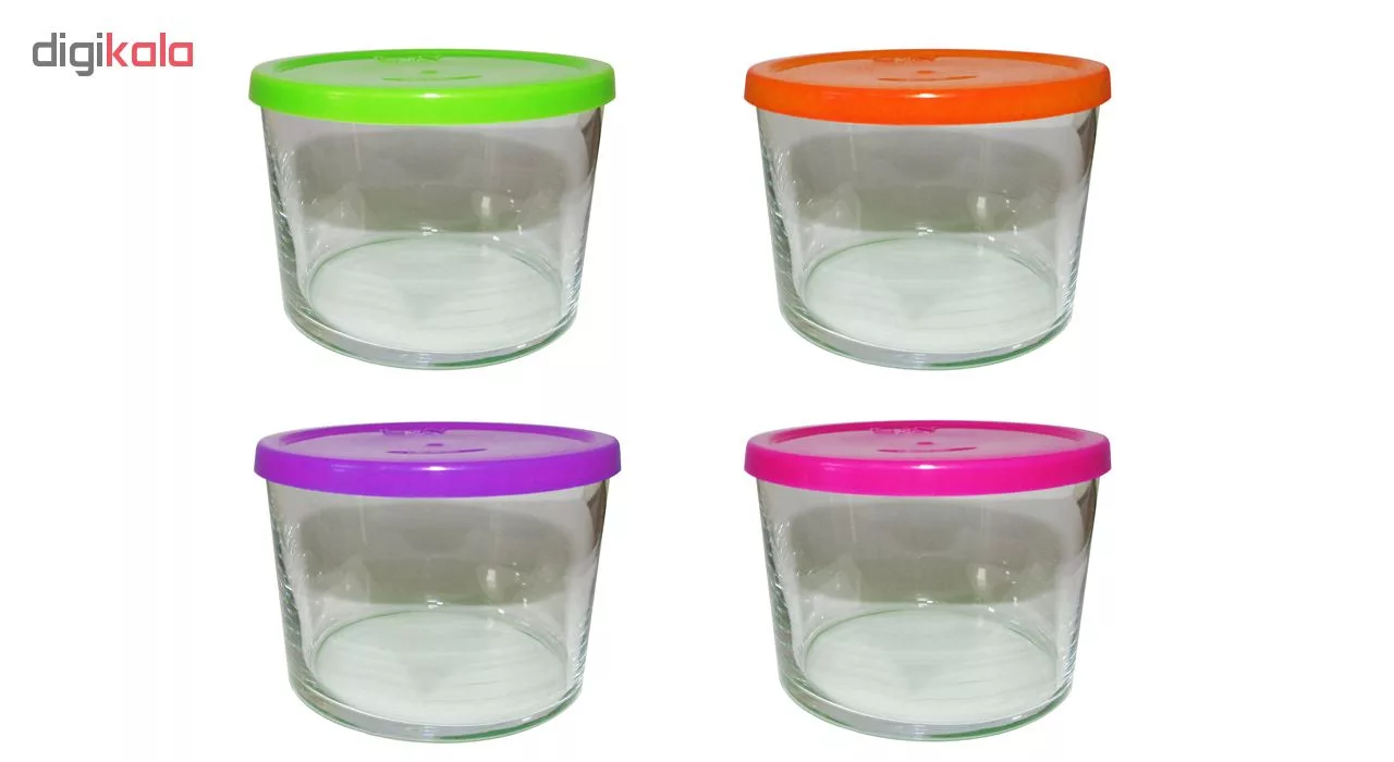 ظرف نگهدارنده لاو کد BDG384 بسته 4 عددی