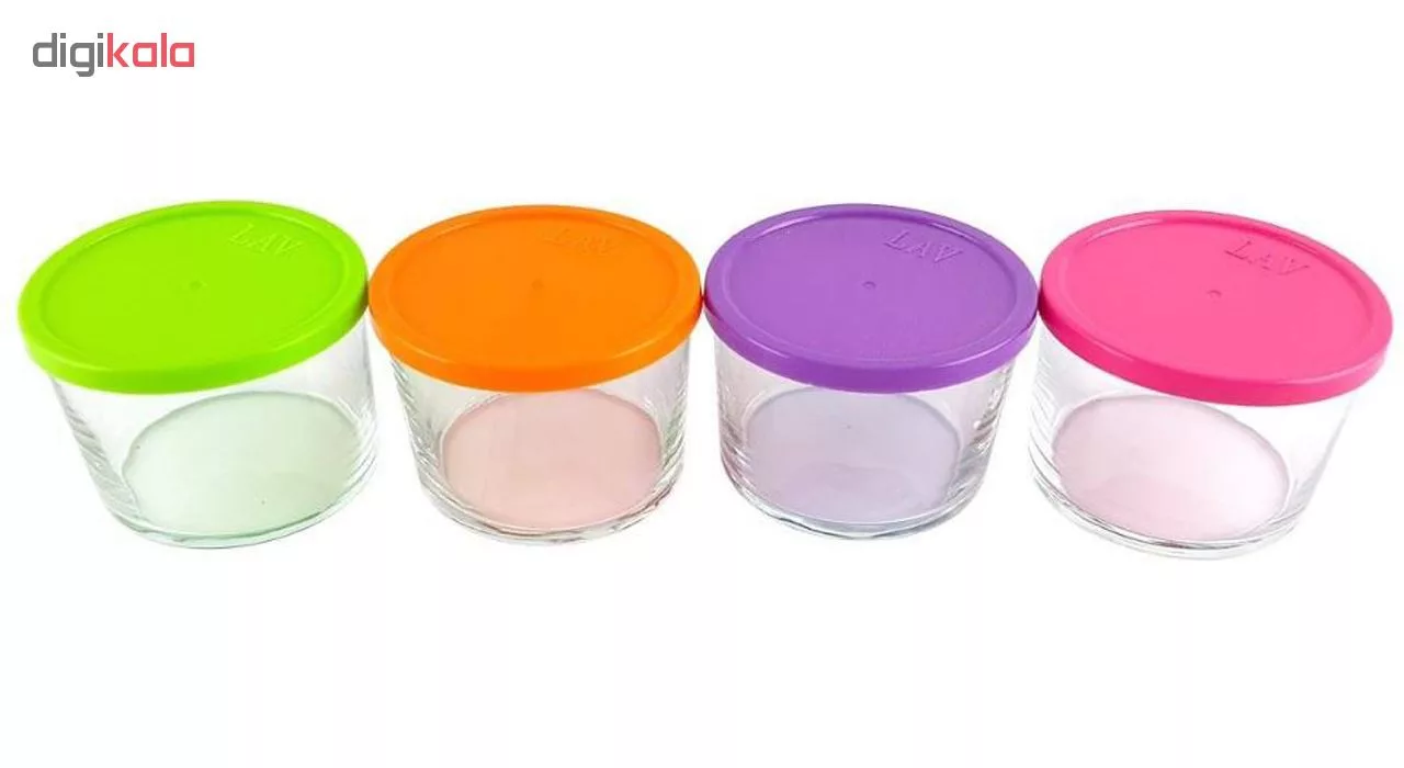 ظرف نگهدارنده لاو کد BDG384 بسته 4 عددی