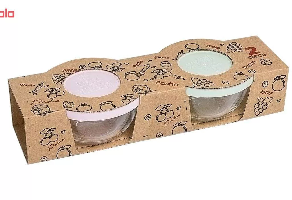 ظرف نگهدارنده پاشا کد 107 بسته 2 عددی