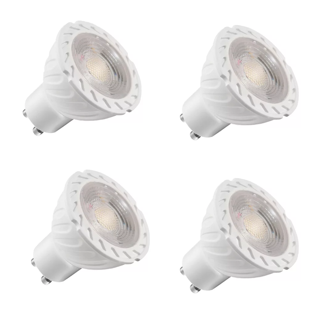 لامپ هالوژن 7 وات مدل GOL-004 پایه GU10 بسته 4 عددی