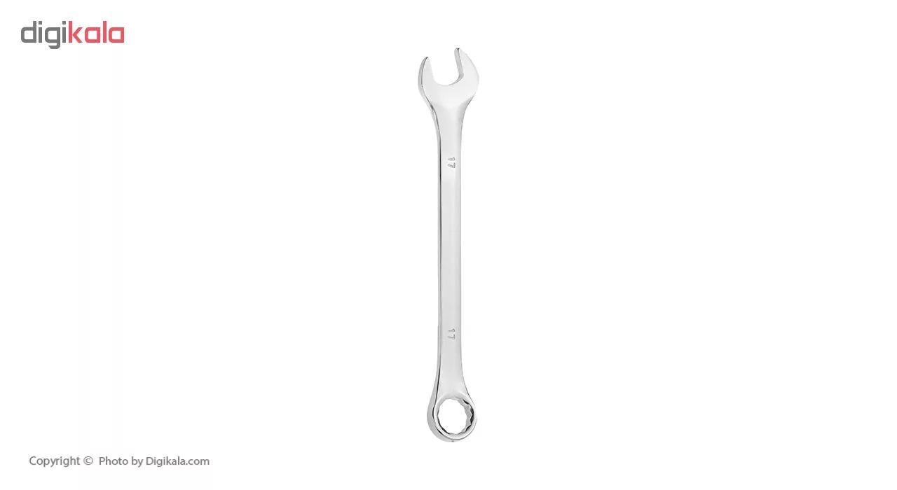 آچار یکسر تخت یکسر رینگی کد 004 سایز 17