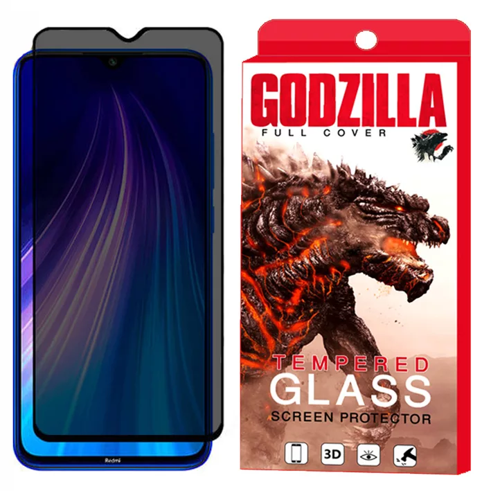 محافظ صفحه نمایش حریم شخصی گودزیلا مدل GGP مناسب برای گوشی موبایل شیائومی Redmi Note 8 Pro