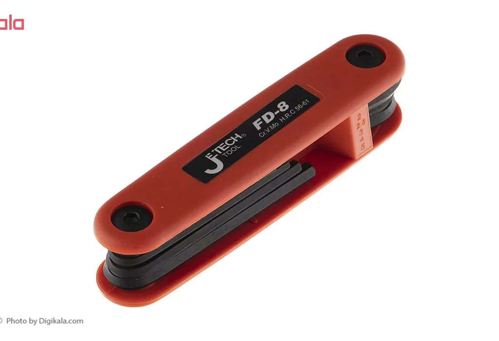 مجموعه 8 عددی آچار آلن تاشو جتک مدل HRC56-61