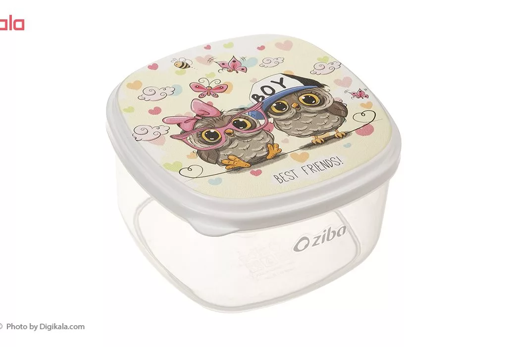 ظرف نگهدارنده زیبا کد 002 مجموعه ۴ عددی