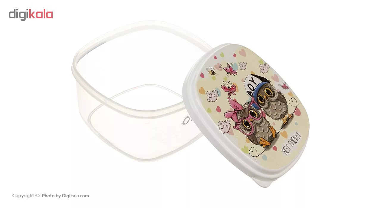 ظرف نگهدارنده زیبا کد 002 مجموعه ۴ عددی