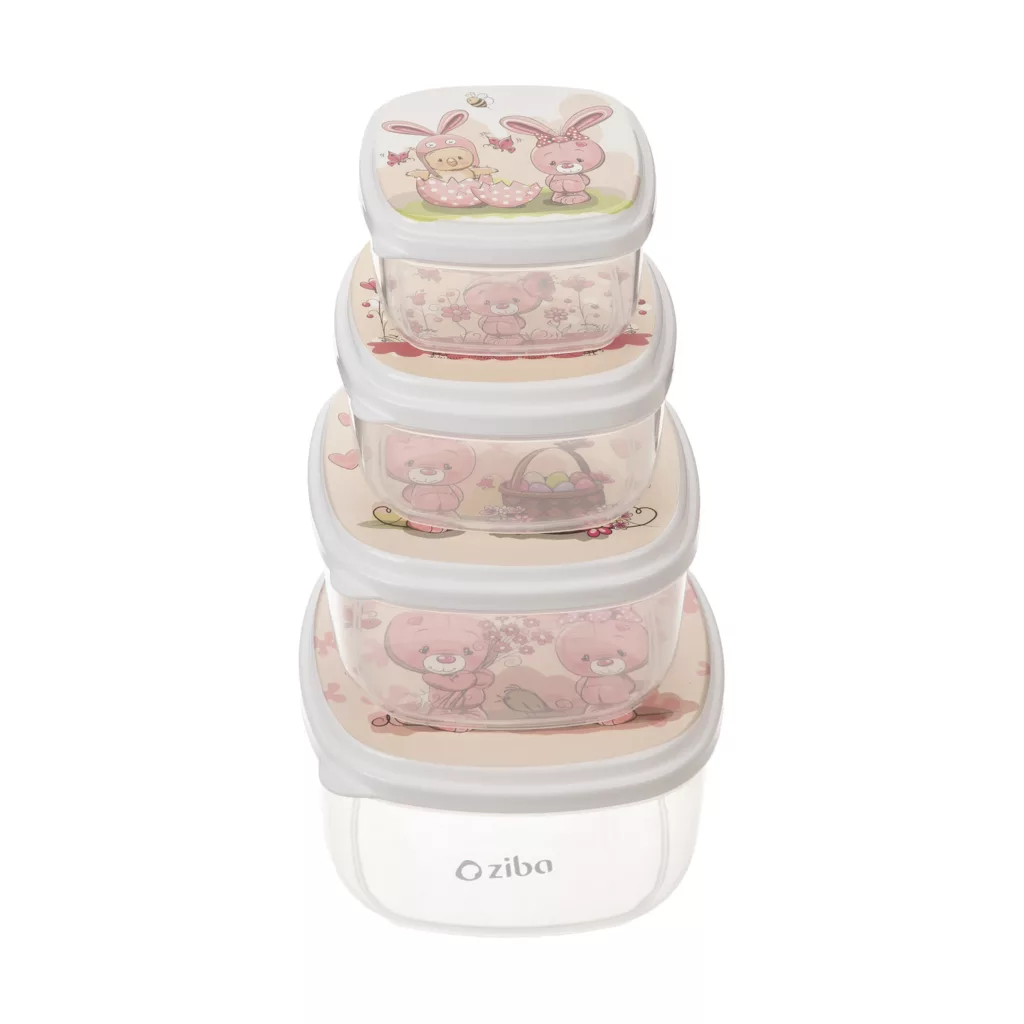 ظرف نگهدارنده زیبا کد ۰۰۳ مجموعه ۴ عددی