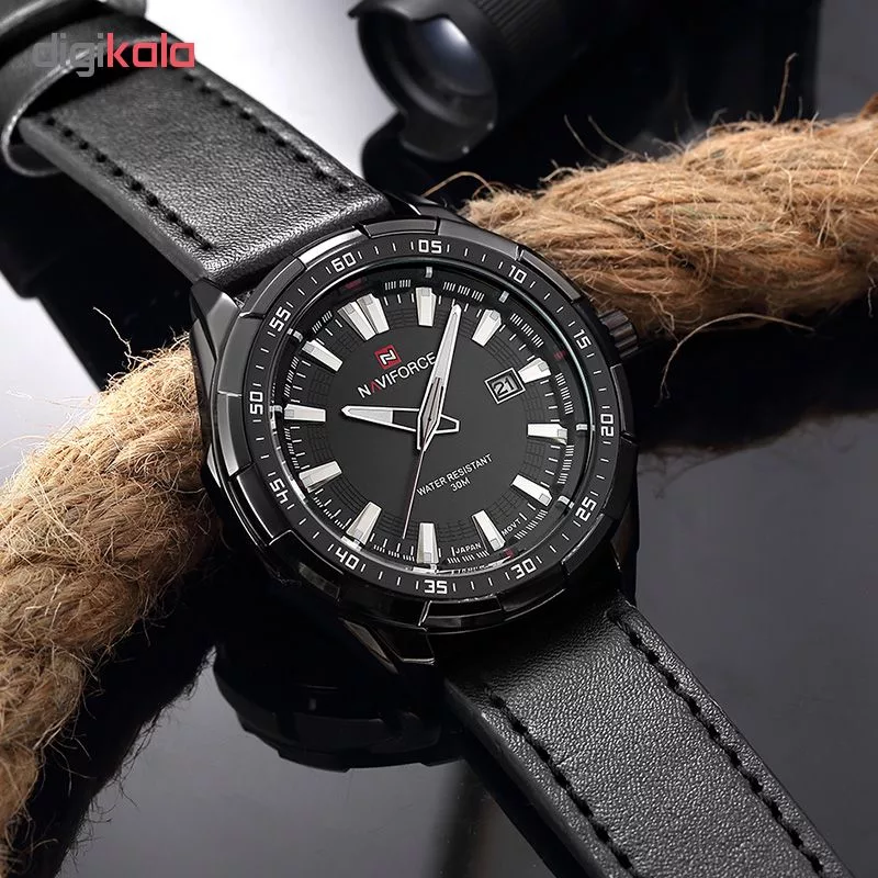 ساعت مچی عقربه ای مردانه نیوی فورس مدل nf9056 BB