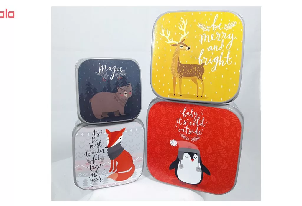 ظرف نگهدارنده هوبی لایف مدل Fun Box مجموعه 4 عددی