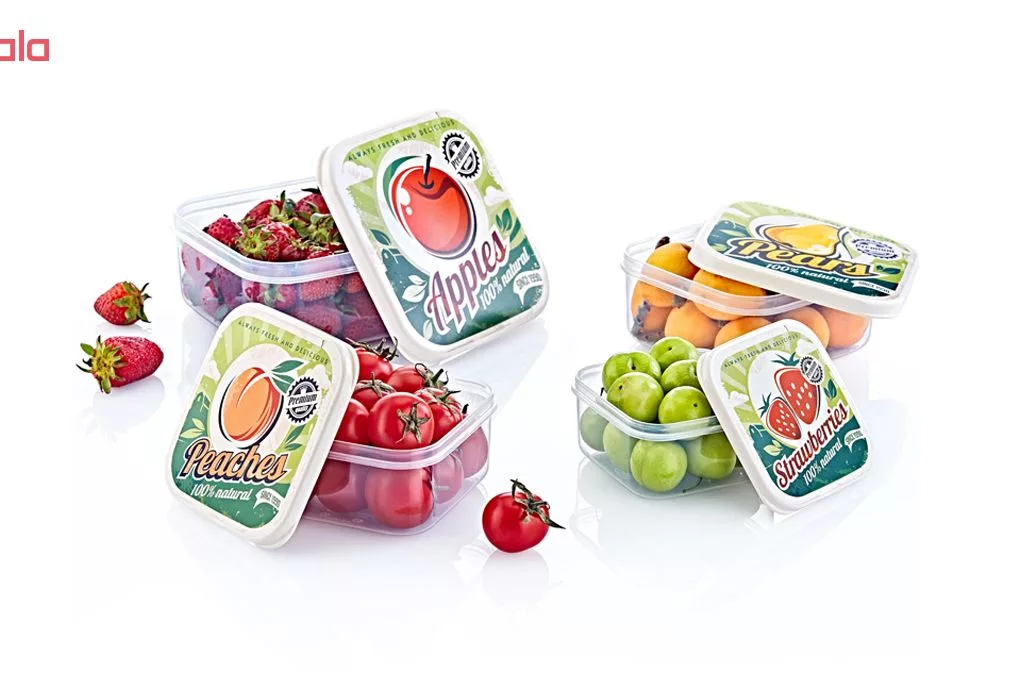 ظرف نگهدارنده هوبی لایف مدل Fun Box مجموعه 4 عددی