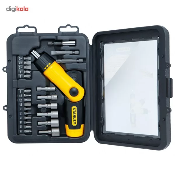 مجموعه 25 عددی سری پیچ گوشتی و آچار استنلی مدل 022-63-0