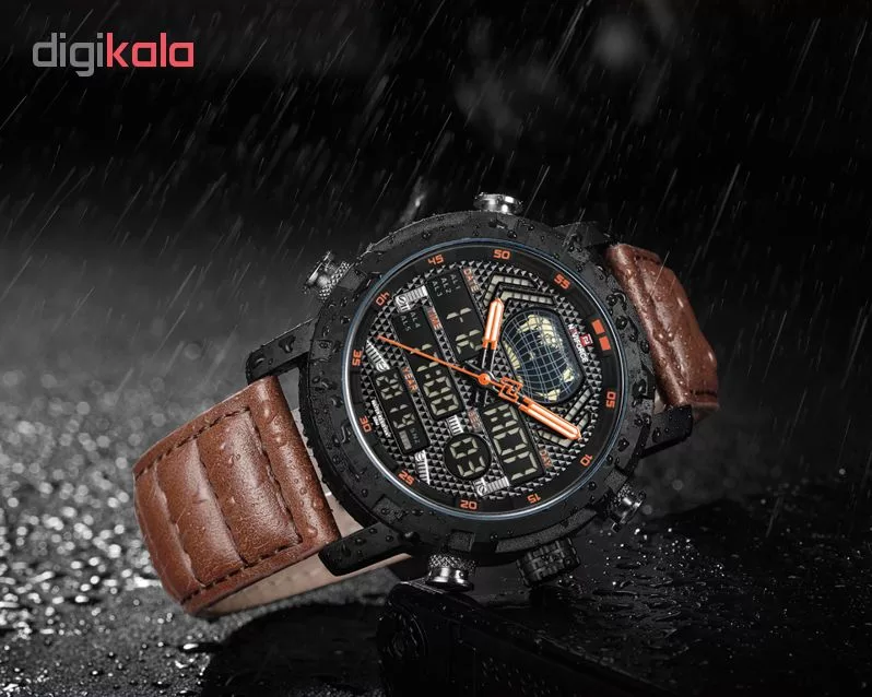 ساعت مچی عقربه‌ای کوارتز مردانه نیوی فورس مدل  002