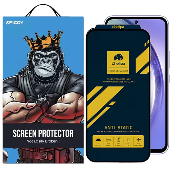 محافظ صفحه نمایش اپیکوی مدل Chelipa Anti-Static مناسب برای گوشی موبایل سامسونگ Galaxy A56/A36/S24 FE