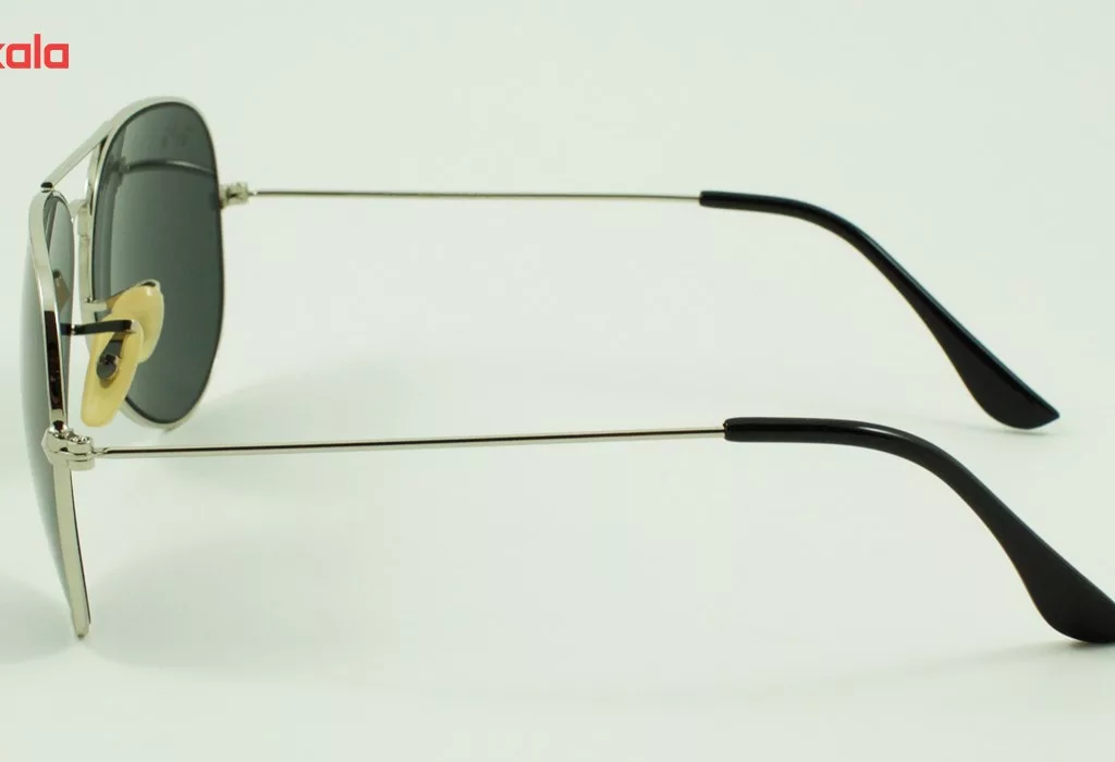 عینک آفتابی خلبانی مدل Aviator Large Metal Silver Grey