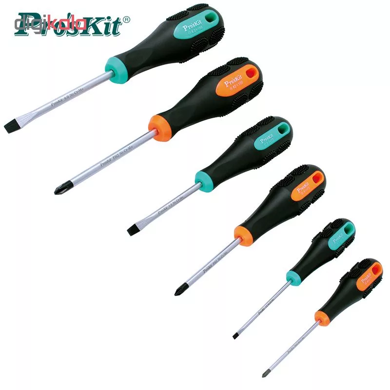 مجموعه 6 عددی پیچ گوشتی پروسکیت مدل SD-2301