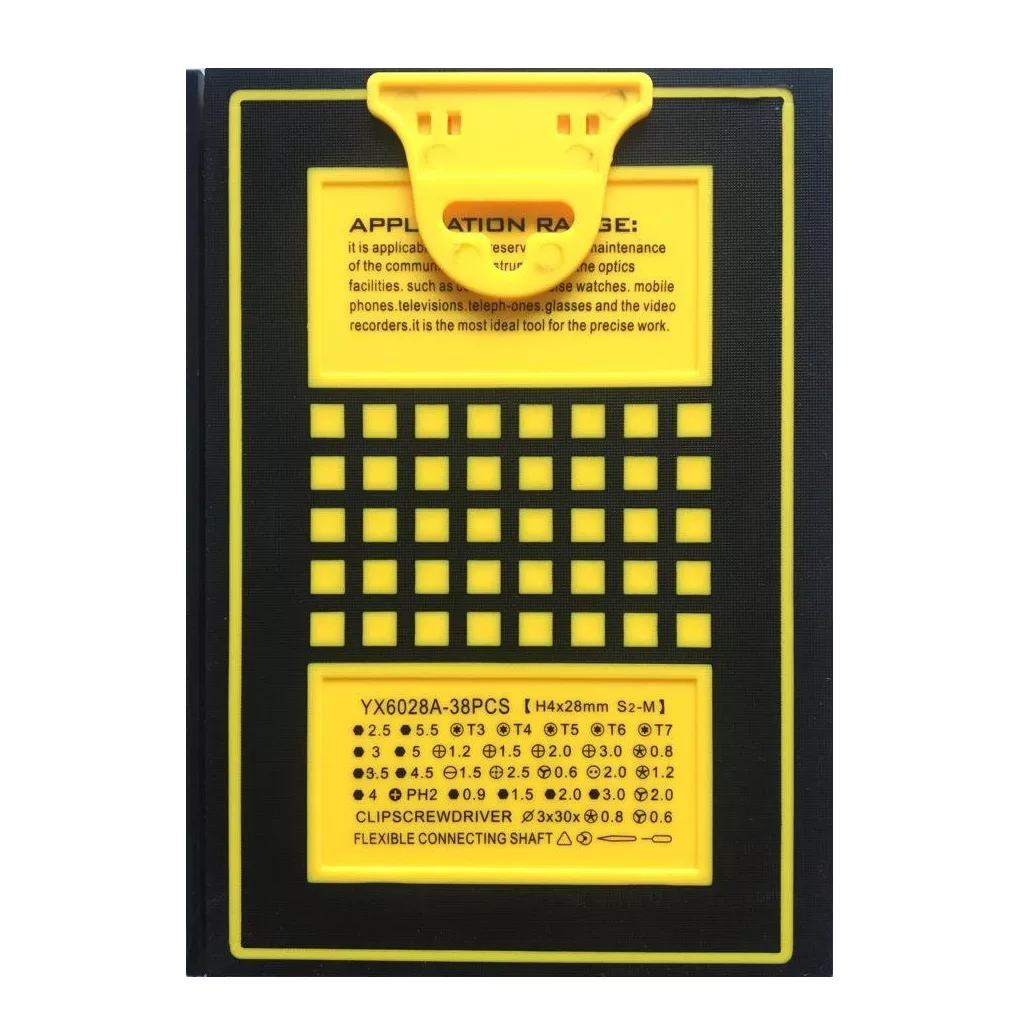 مجموعه 38 عددی سری پیچ گوشتی یاکسون مدل YX-6028