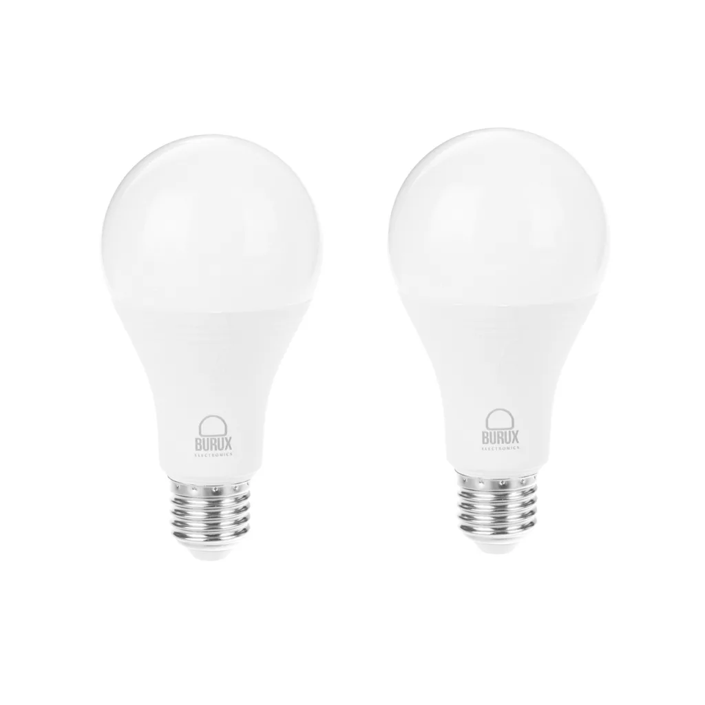 لامپ ال ای دی 15 وات بروکس مدل A70 پایه E27 بسته 2 عددی