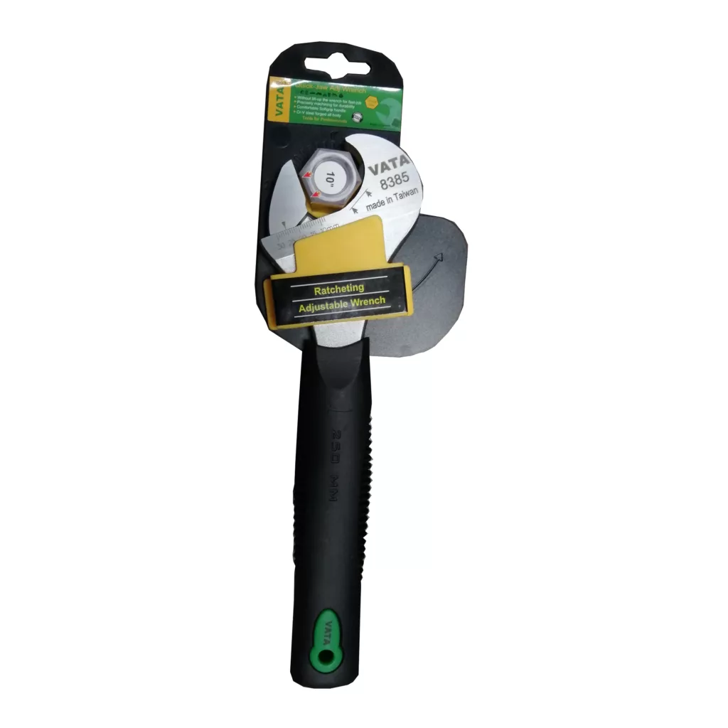 آچار فرانسه جغجغه ای واتا مدل 8385 سایز 10 اینچ