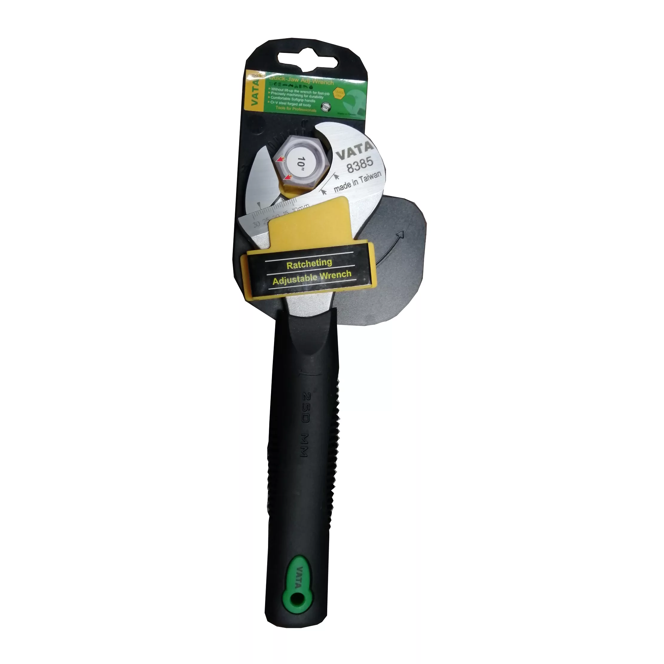 آچار فرانسه جغجغه ای واتا مدل 8385 سایز 10 اینچ