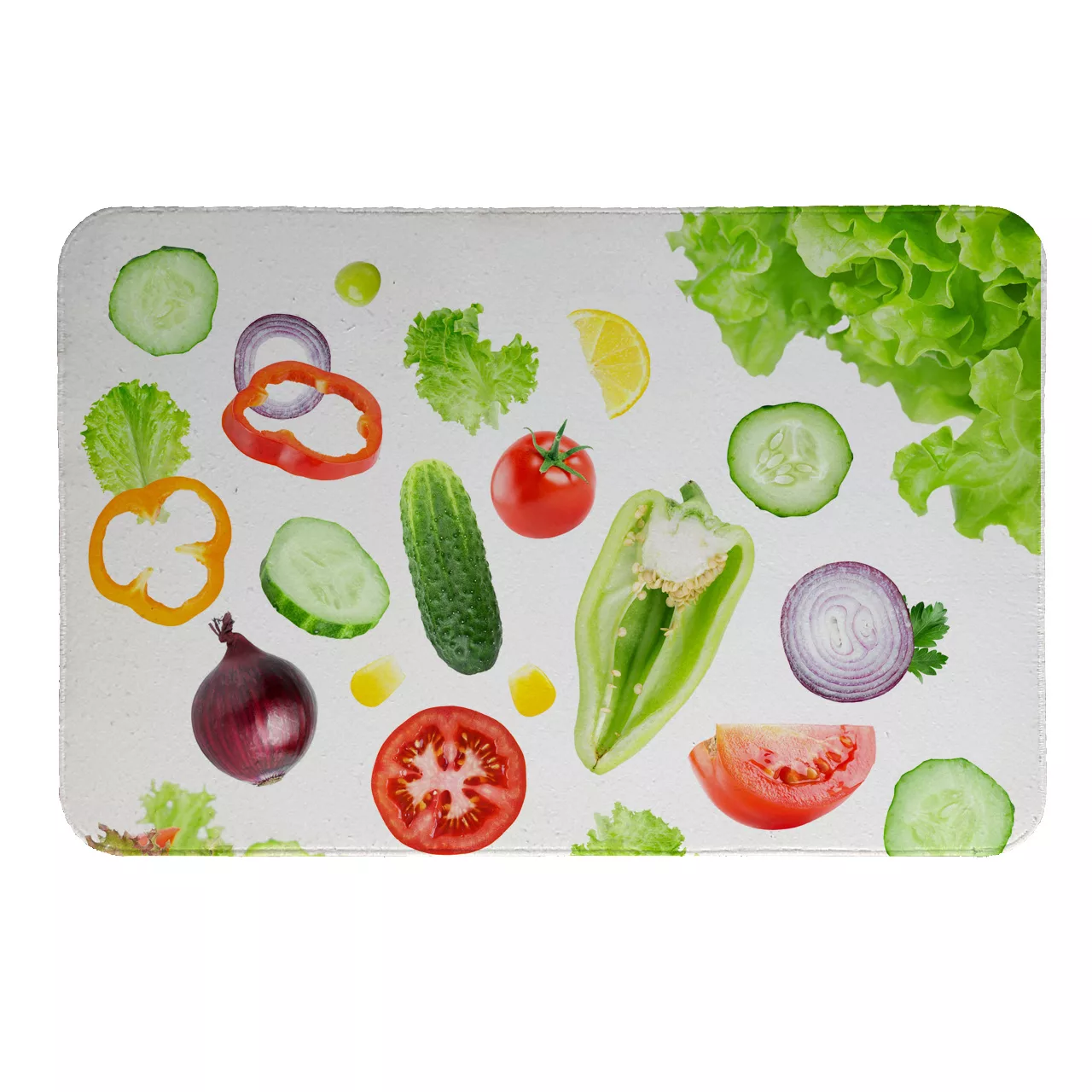 پادری طرح سبزیجات کد 5007 سایز 80 × 50 سانتی‌متر