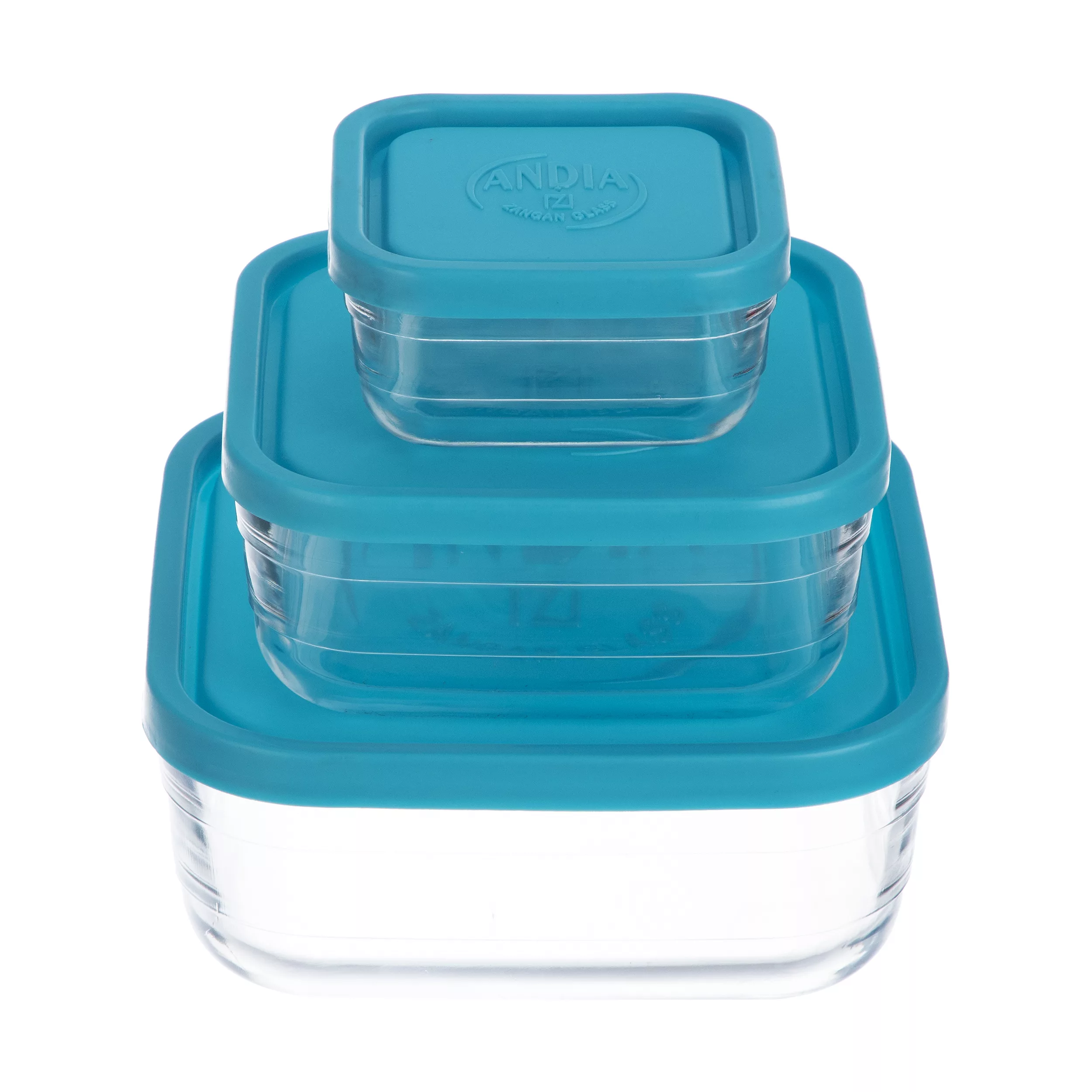 ظرف نگه دارنده زنجان گلس مدل Andia مجموعه 3 عددی