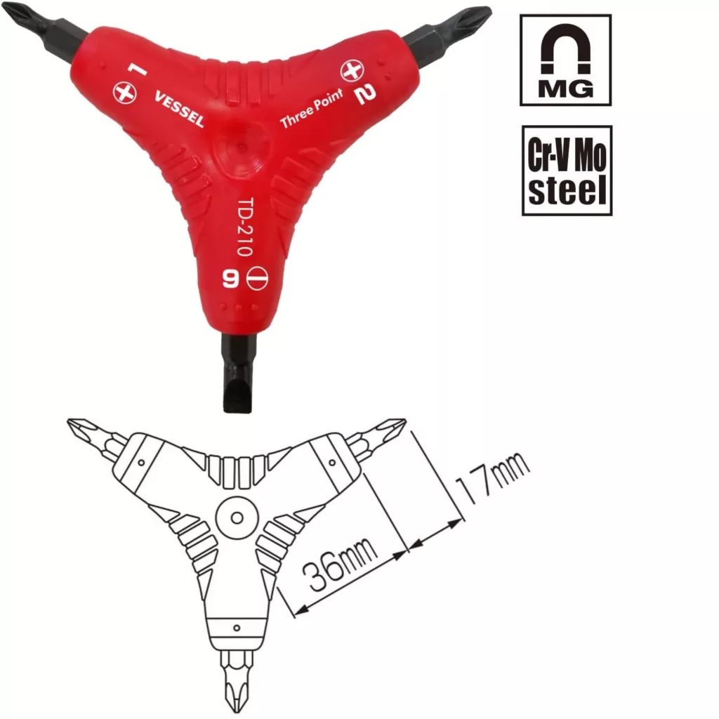 پیچ گوشتی مشتی وسل مدل TD-210