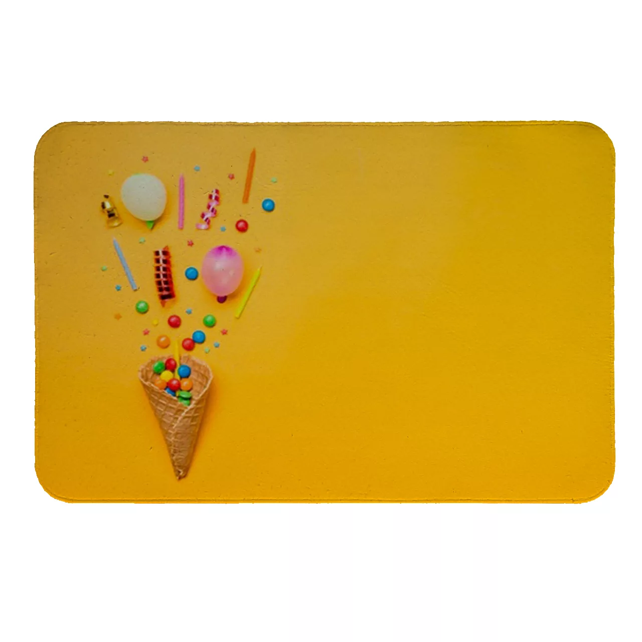 پادری طرح بستنی قیفی کد 8109  سایز 60 × 40 سانتی‌متر