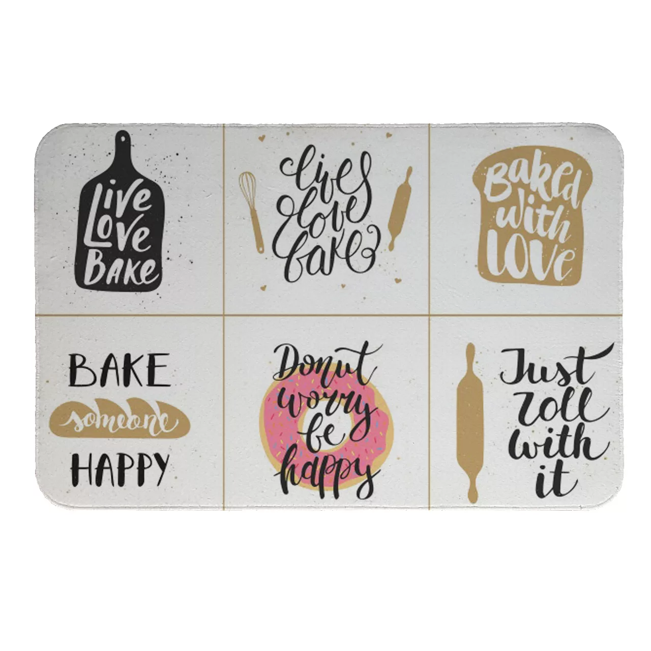 پادری طرح کیچن کد 8090 سایز 80 × 50 سانتی‌متر