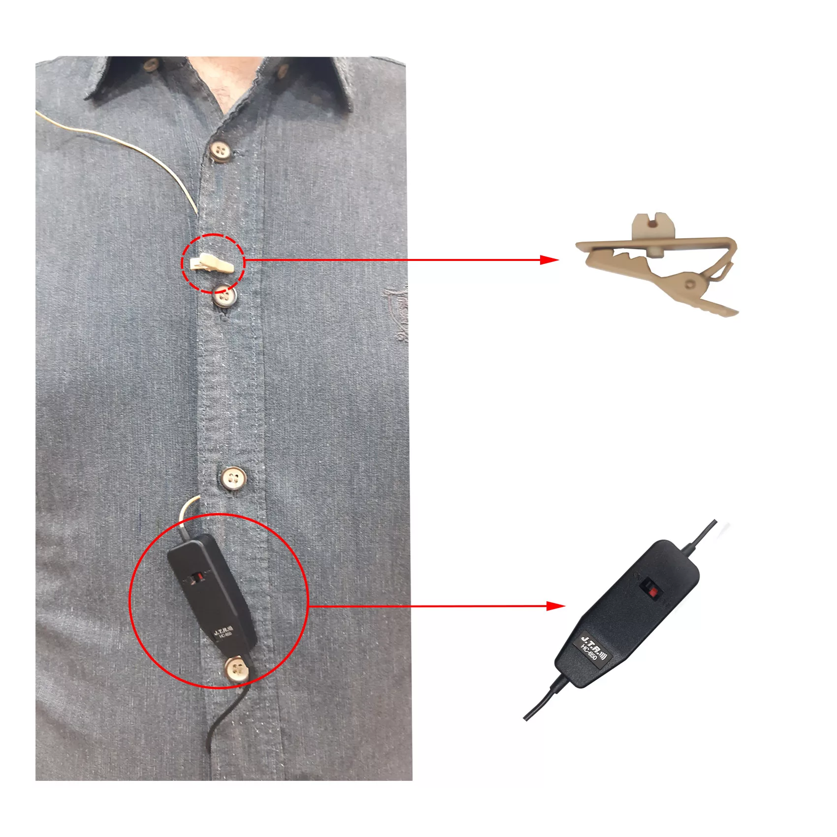 میکروفن هدمیک جی.تی.آر مدل HC-650