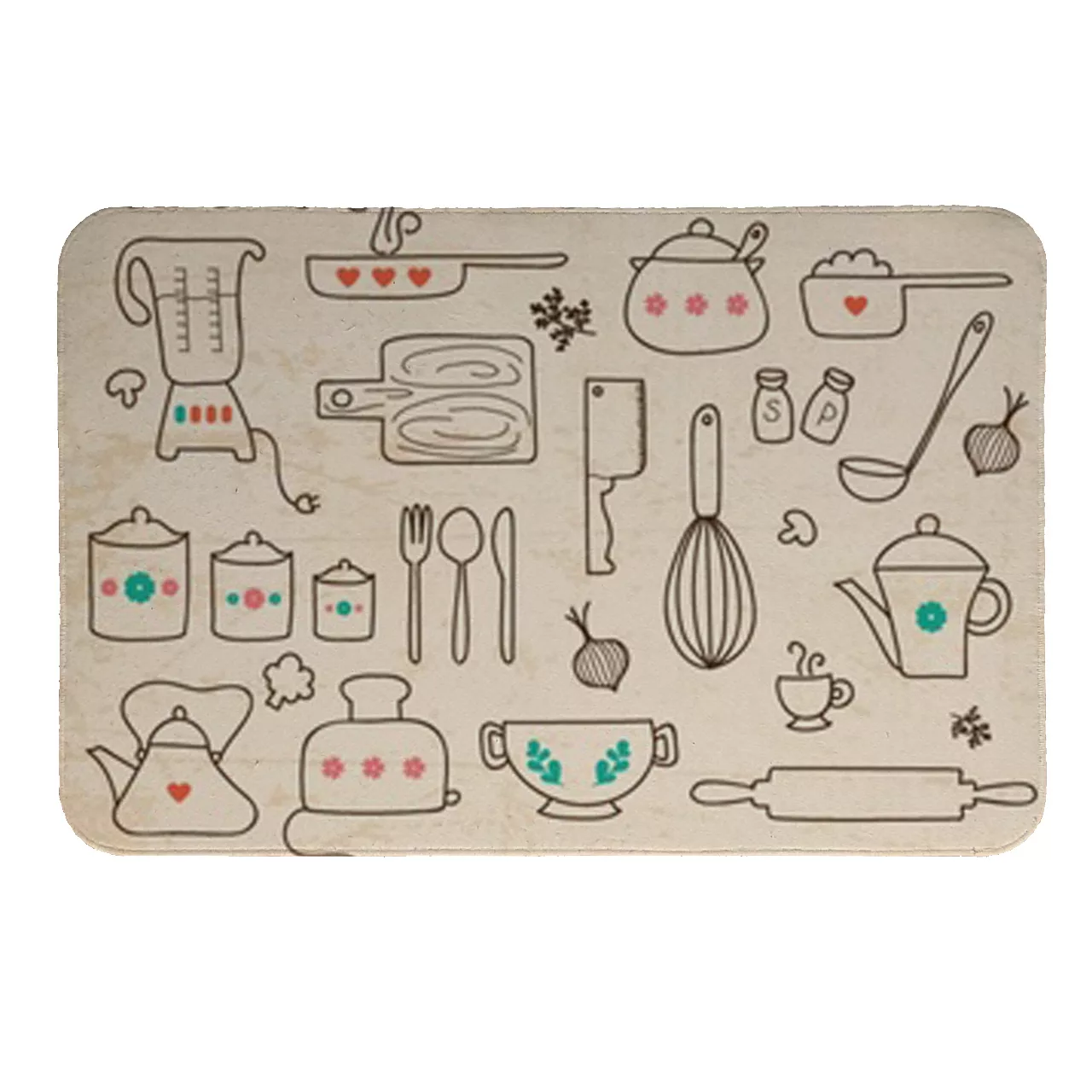 پادری طرح کیچن کد 8086 سایز 80 × 50 سانتی‌متر