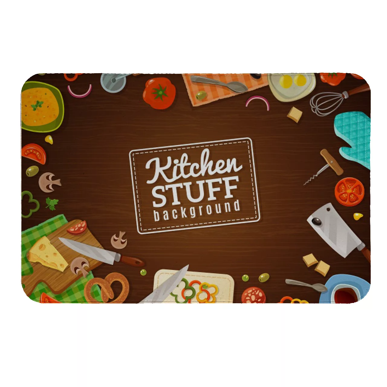 پادری طرح کیچن کد 8083 سایز 60 × 40 سانتی‌متر