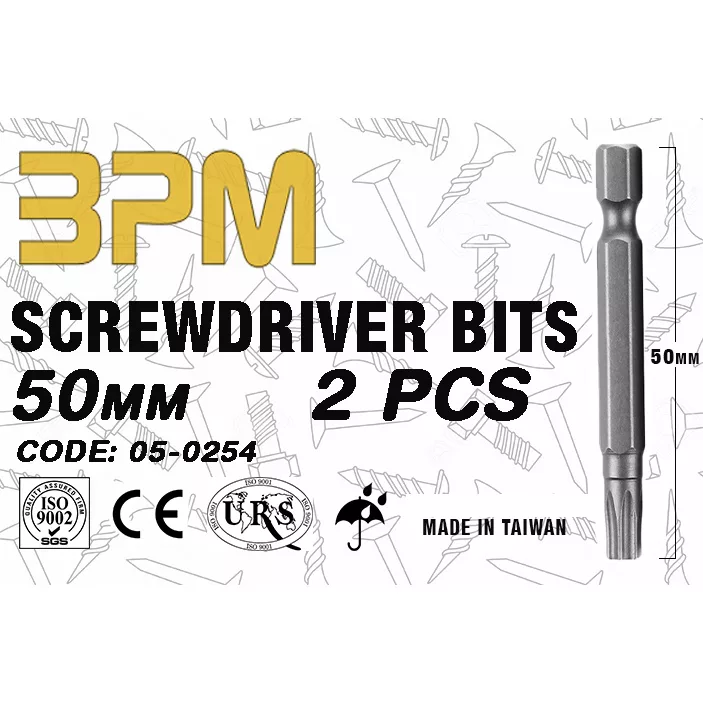 مجموعه 2 عددی سری پیچ گوشتی ستاره ای مدل BPM-PH