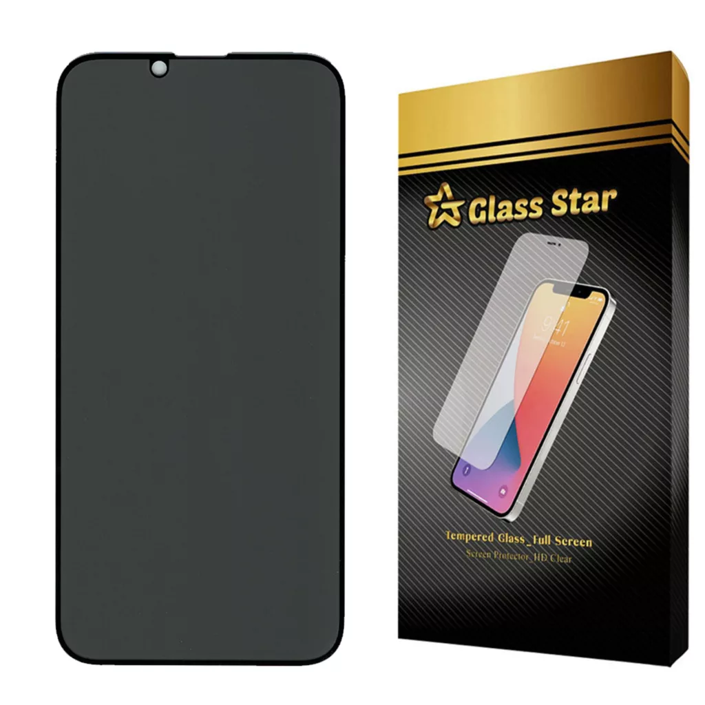 محافظ صفحه نمایش حریم شخصی گلس استار مدل PFGA مناسب برای گوشی موبایل اپل iPhone 13