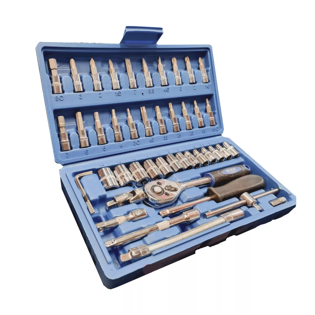 آچار بکس باس مدل  LIFE STYLE مجموعه 46 عددی