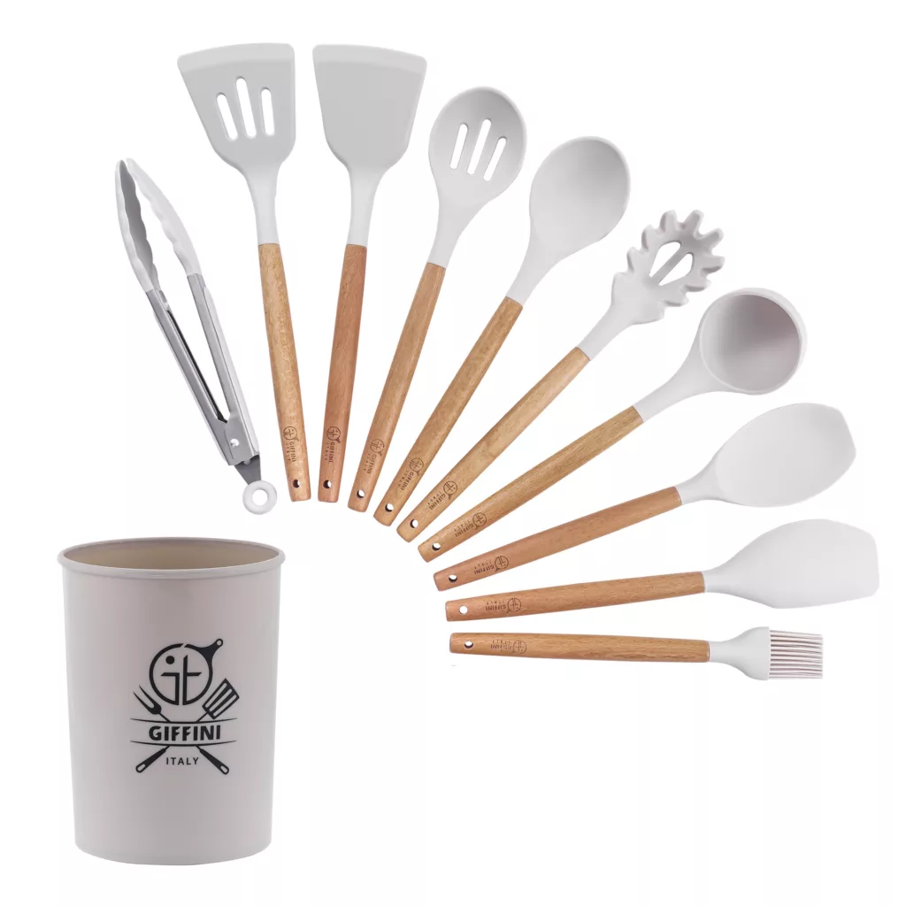 سرویس کفگیر و ملاقه 11 پارچه جی فی نی مدل 02