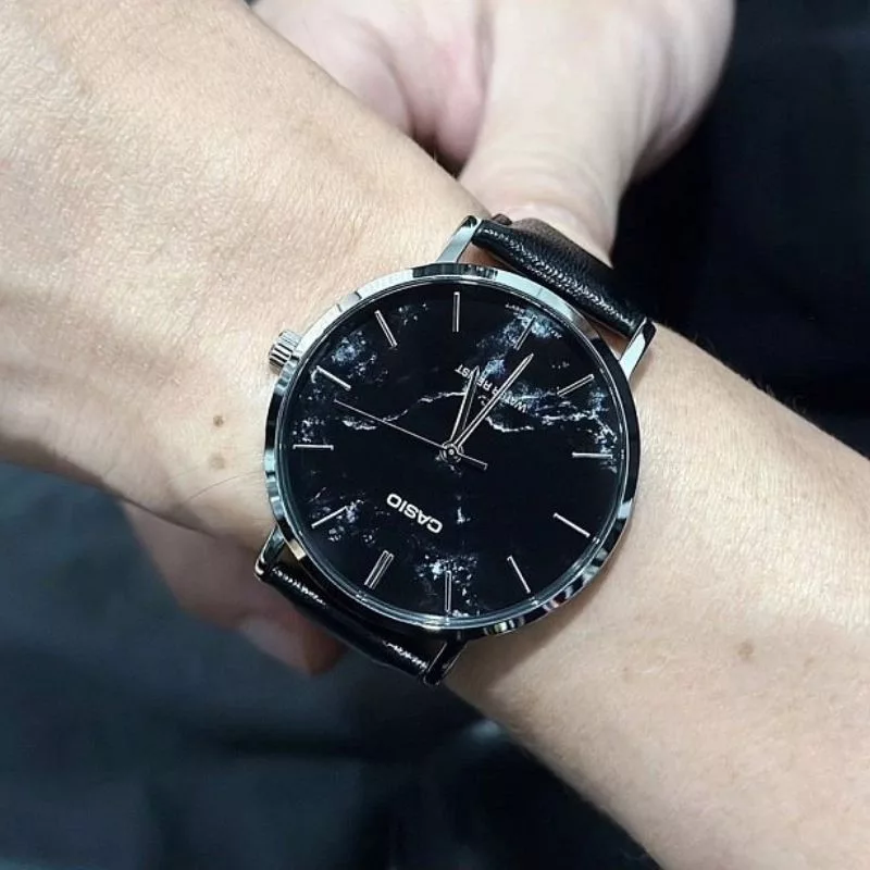 ساعت مچی عقربه‌ای کوارتز مردانه کاسیو مدل MTP-VT01LM-1AUDF