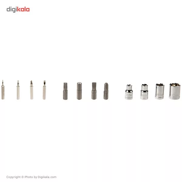 مجموعه 68 عددی سری پیچ گوشتی و آچار پاورست مدل TH1068