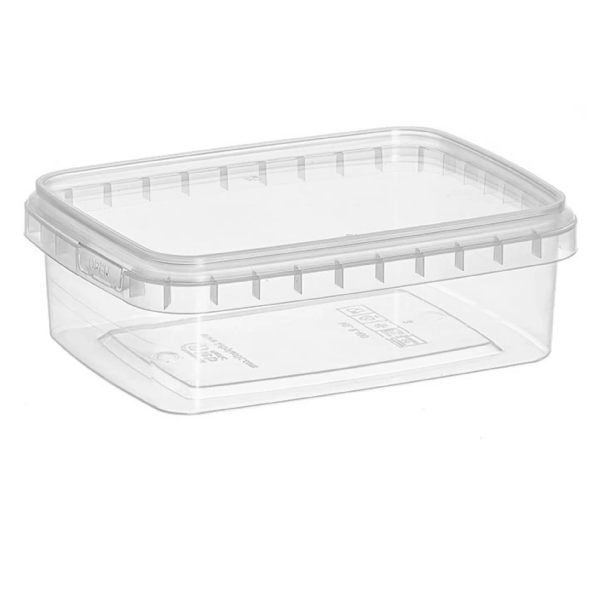 ظرف نگهدارنده طب پلاستیک مدل 400cc ماکروویوی بسته 20 عددی