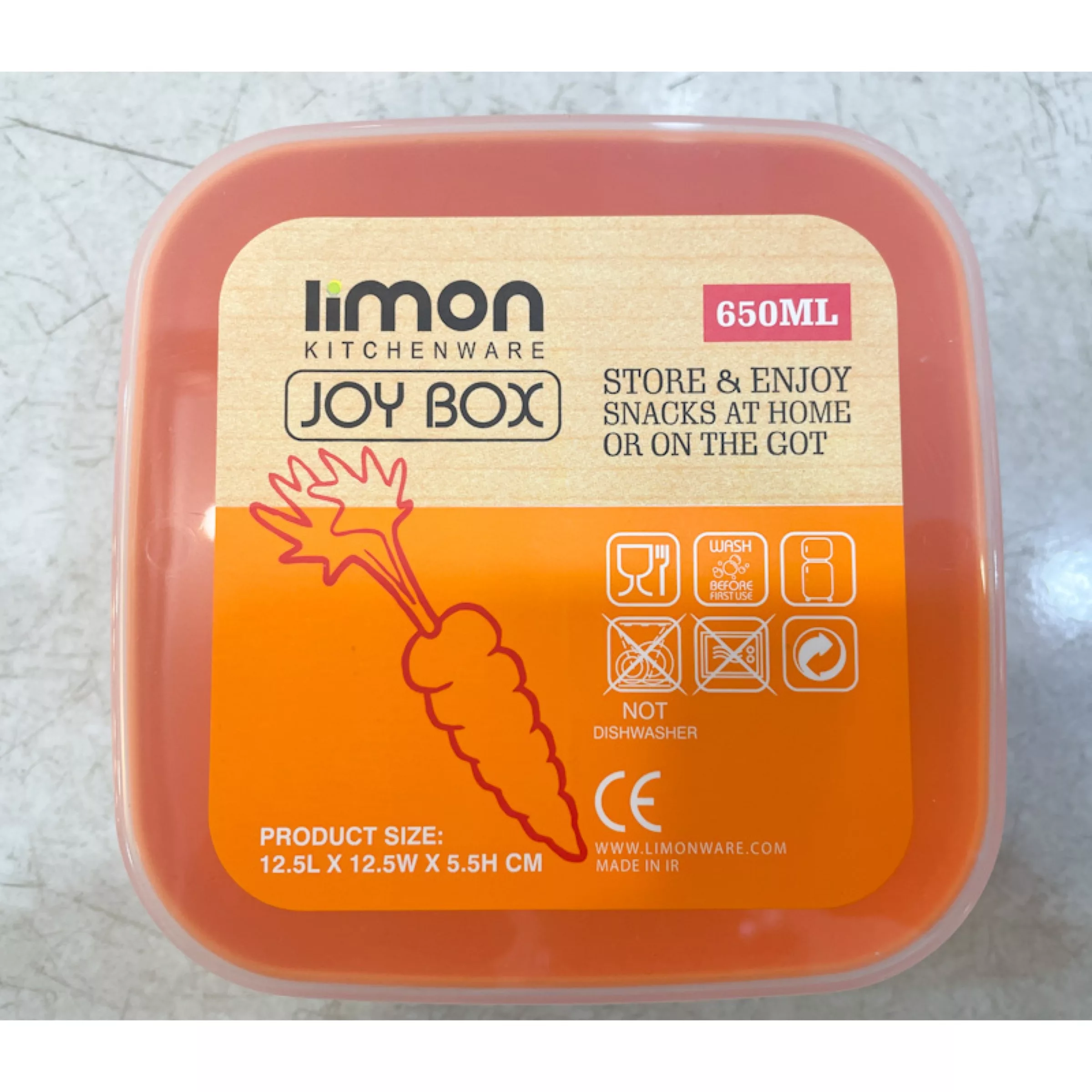 ظرف نگهدارنده لیمون مدل مربع کد ۲۳۵۷ مجموعه ۴ عددی