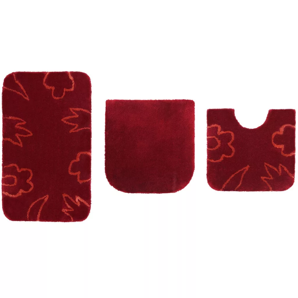 پادری حمام فرش مریم طرح پاییز ست سه عددی