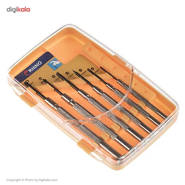 مجموعه 6 عددی پیچ گوشتی ساعتی رینو مدل RPT-350