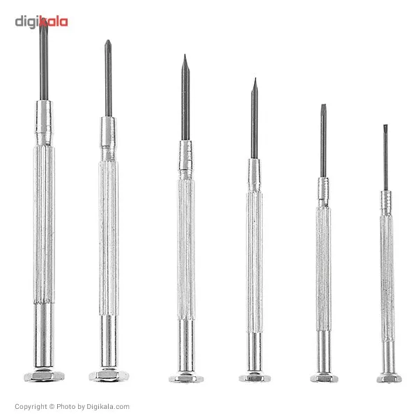 مجموعه 6 عددی پیچ گوشتی ساعتی رینو مدل RPT-350