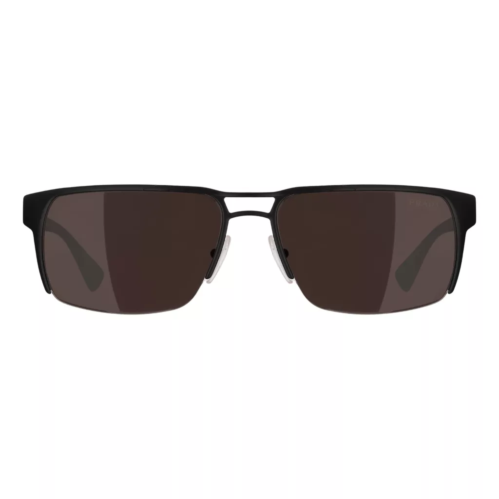 عینک آفتابی مستطیلی پرادا مدل 0PR 52RS-1BO4J1