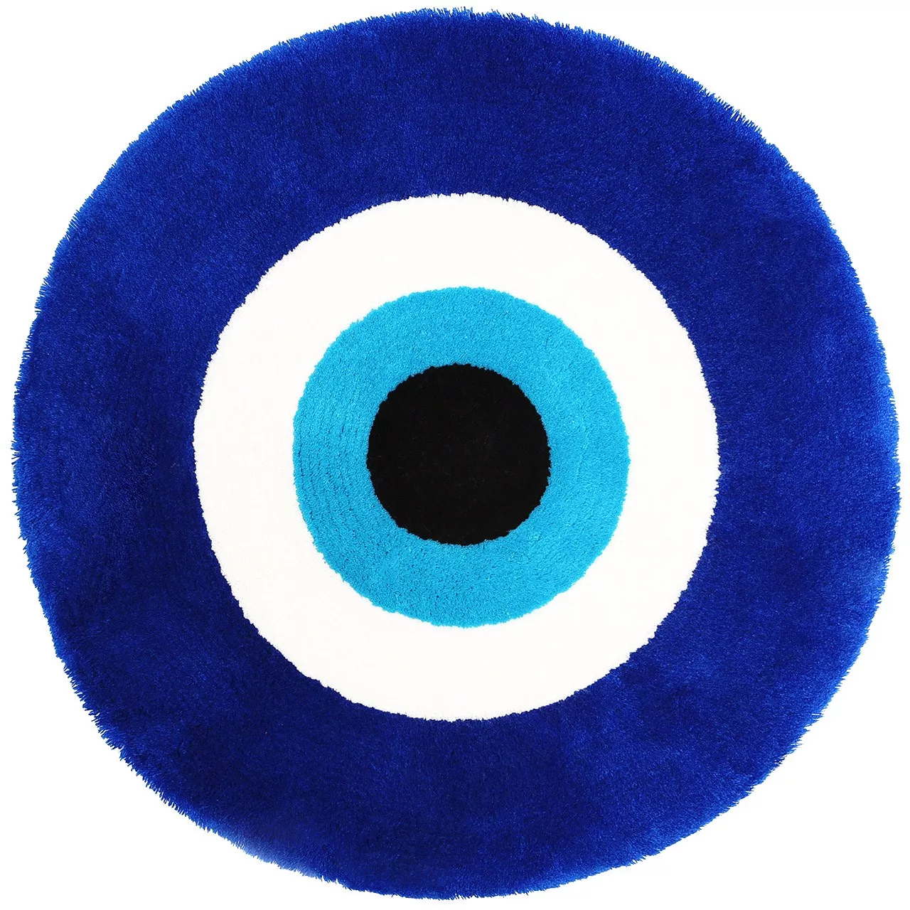 پادری فرش مریم مدل دایره بزرگ طرح چشم نظر سایز 67x67 سانتی متر