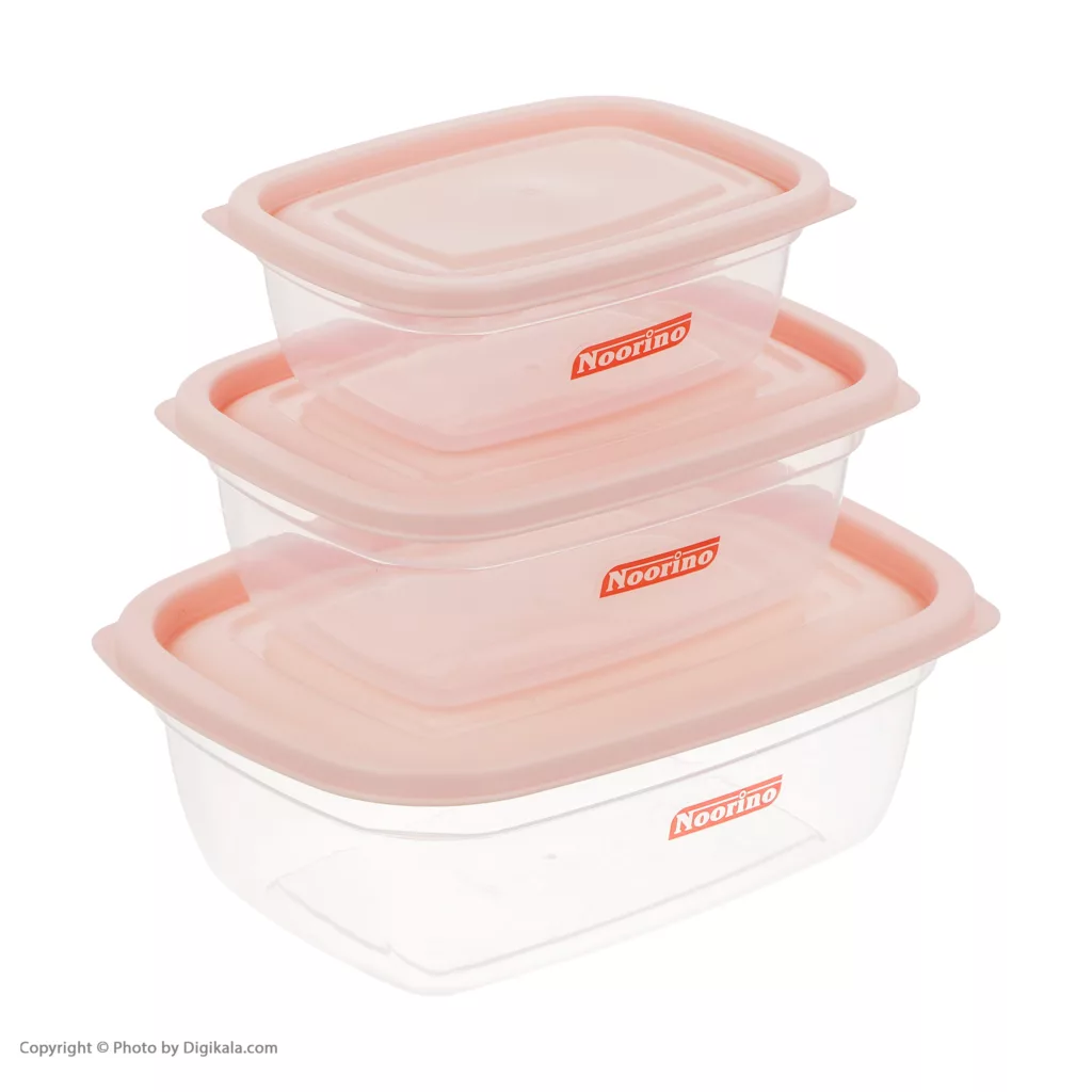 ظروف نگهدارنده نورینو مدل سرو مجموعه شش عددی