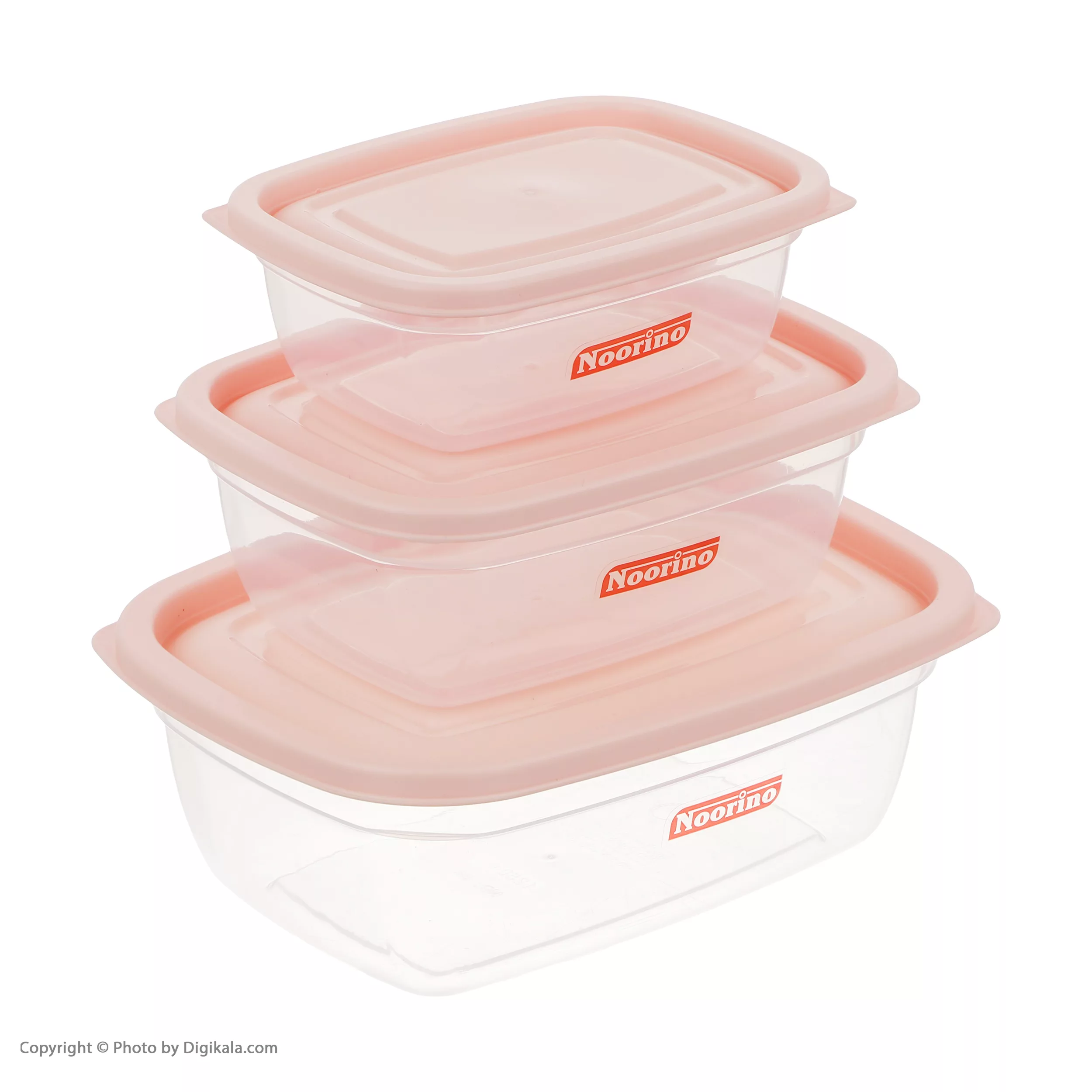 ظروف نگهدارنده نورینو مدل سرو مجموعه شش عددی