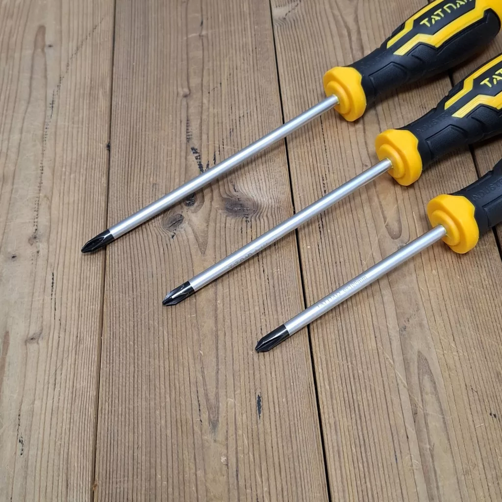 پیچ گوشتی چهارسو دوسو تاتند مدل 001 مجموعه 6 عددی