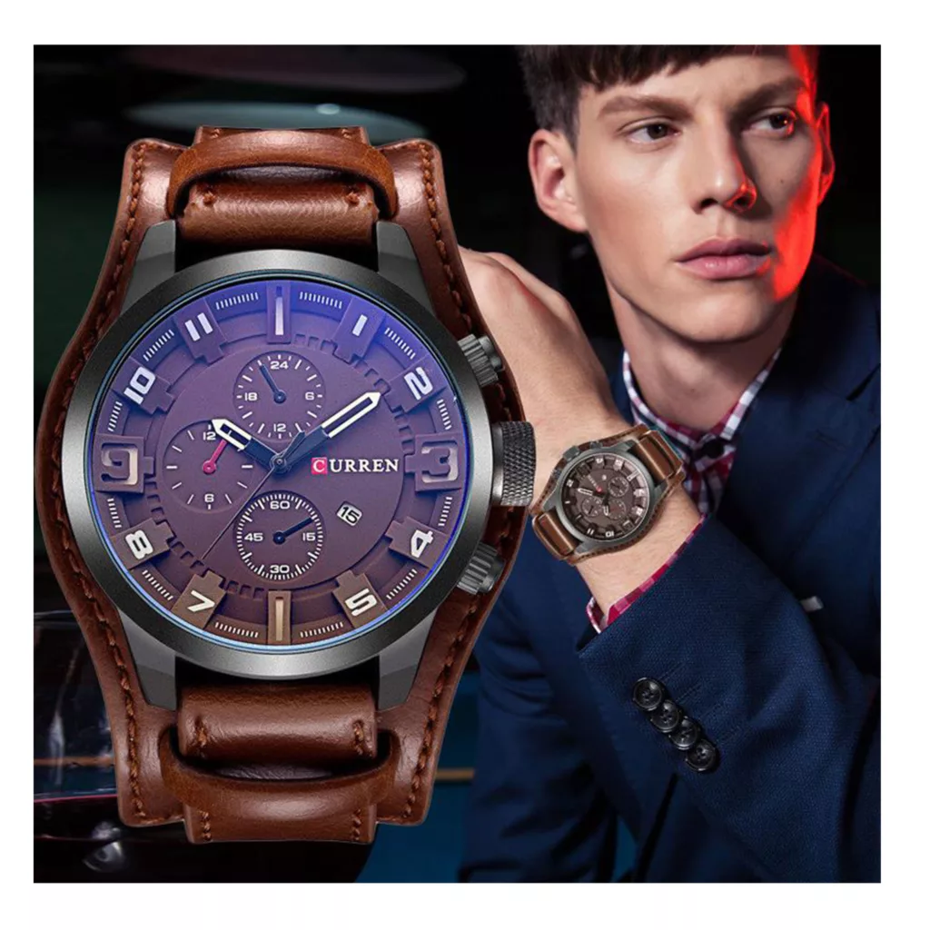 ساعت مچی عقربه ای مردانه کورن واتچ مدل 8250 کد 03