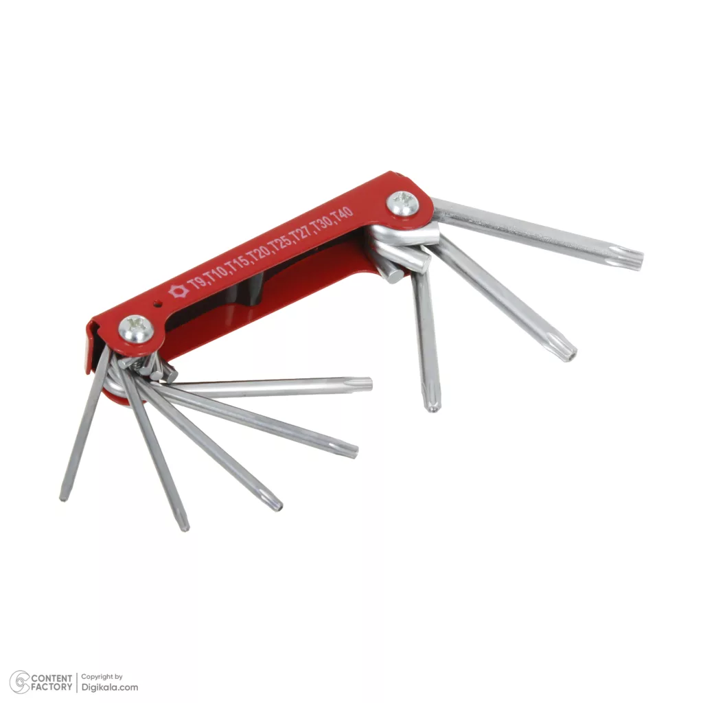 آچار آلن ستاره ای لوچان مدل SD مجموعه 8 عددی