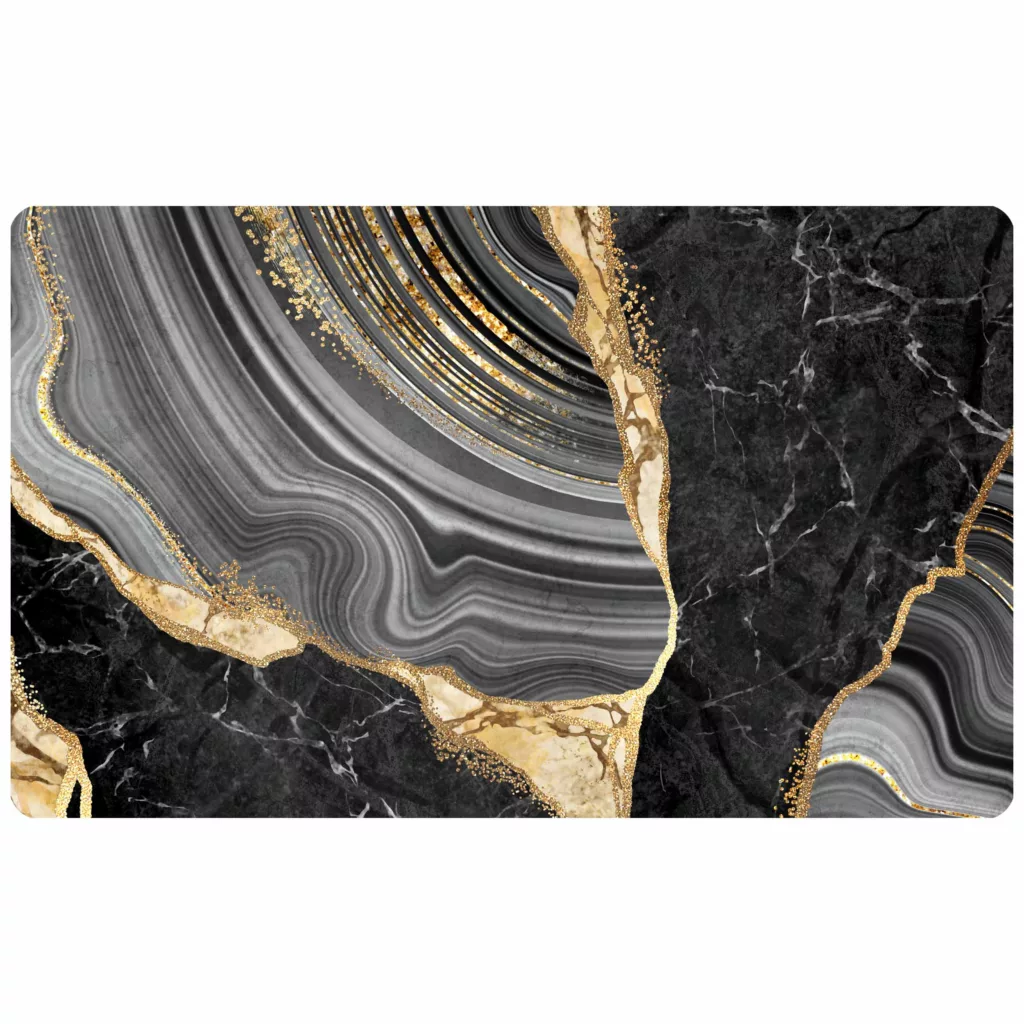 پادری مدل سه لایه رویه مخمل طرح سنگ کد 1258 سایز 75×45 سانتی متر